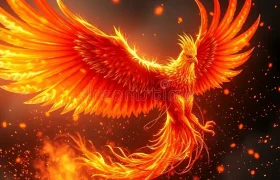 ققنوس؛ پرنده‌ای که از خاکستر خود برمی‌خیزد