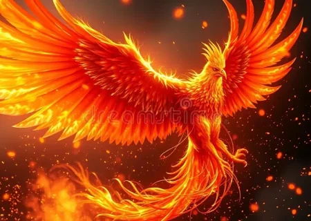 ققنوس؛ پرنده‌ای که از خاکستر خود برمی‌خیزد
